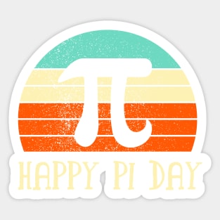 happy pi day mathematic math teacher leopard rainbow ,happy pi day color ,color pi, pi day Sticker